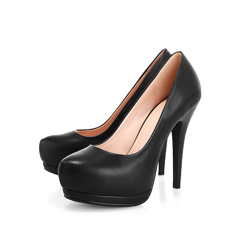 soft leather high heels